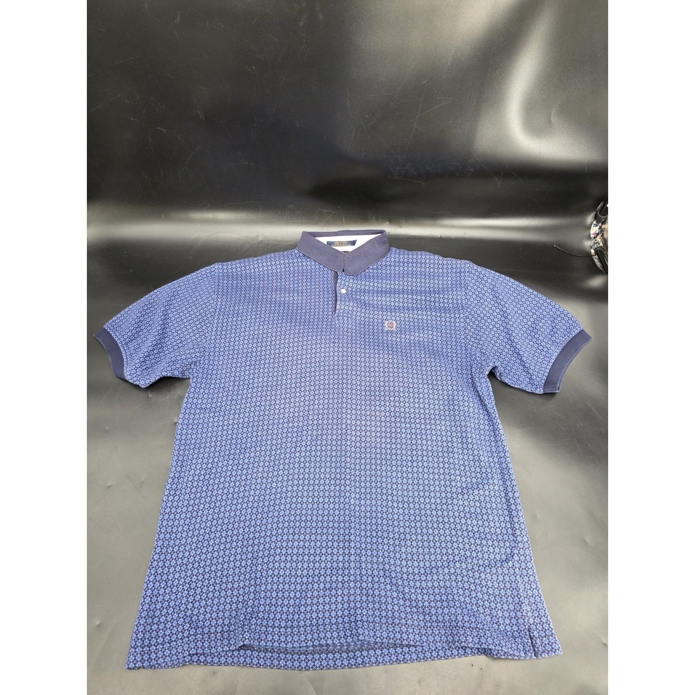 Tommy Hilfiger Men's Polo Shirt Size XL Blue Short Sleeve Cotton Office Casual